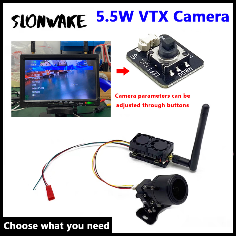 Rc Transmitter - ระยะไกลกว่า 50 กม. 5.8G 56CH จอ