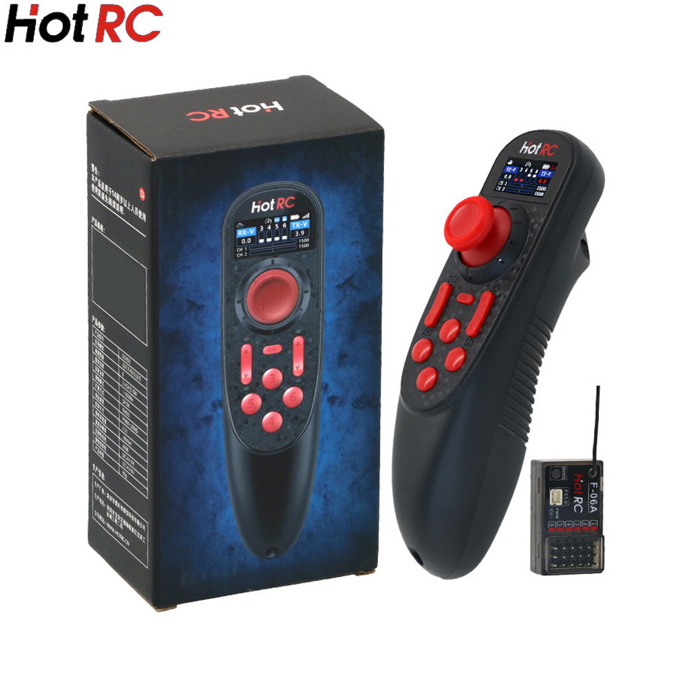 Telemetry Module Rc - HOTRC DS-650 6CH 2.4G ระบบเครื่องส่งสัญญาณหน้าจอสีรีโมทคอนโทรล W/F-06A