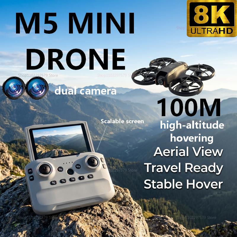 Rc Helicopter Gyro - โดรนรุ่นใหม่ M5 Mini ปี 2026 กล้อง