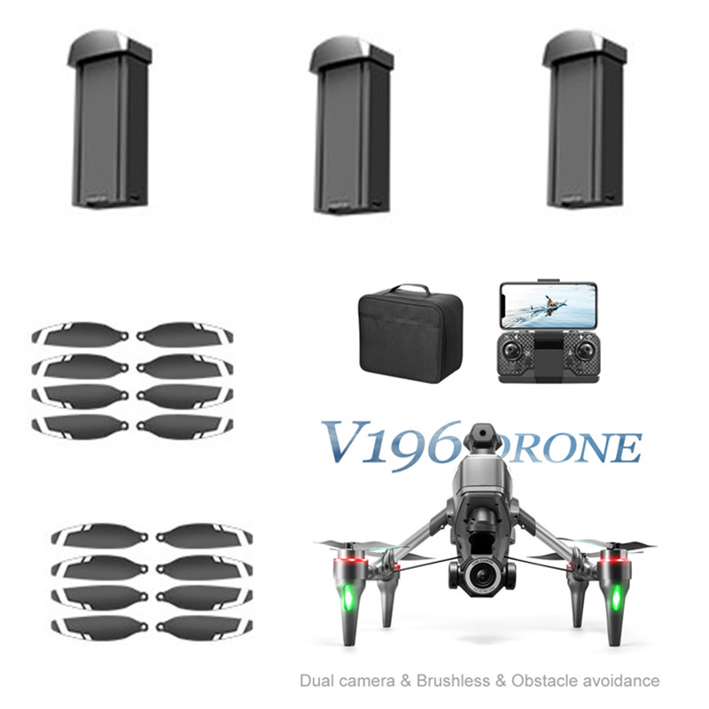 Drone V196 Rc - V196 PRO แบตเตอรี่โดรน 3.7V 1800MAH แบตเตอรี่/ใบพัด