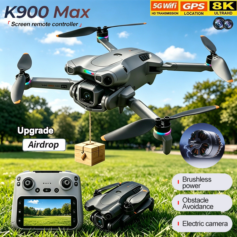 Drone Avion Rc - โดรน K900 Max FVP 360 °