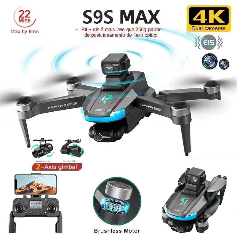 ใหม่S9S MAX MINI Drone 4K 2 แก - Drone E88Pro Rc 4K บทวิจารณ์และราคา
