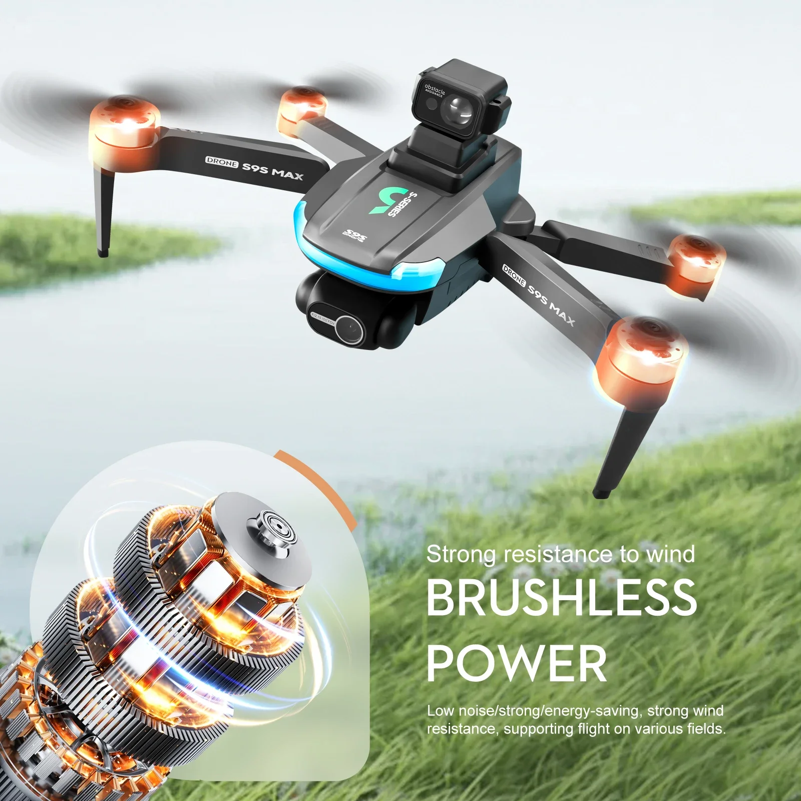 ใหม่S9S MAX MINI Drone 4K 2 แก - Drone E88Pro Rc 4K บทวิจารณ์และราคา