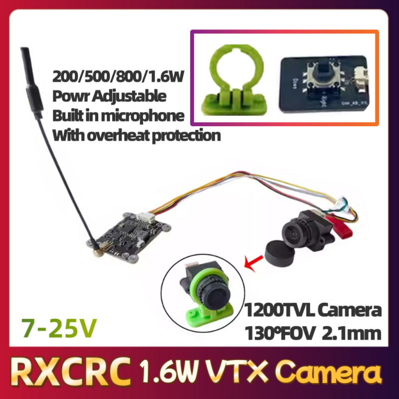 โมดูล RXCRC 5.8G 48CH 1.6W VTX - Rc Transmitter บทวิจารณ์และราคา