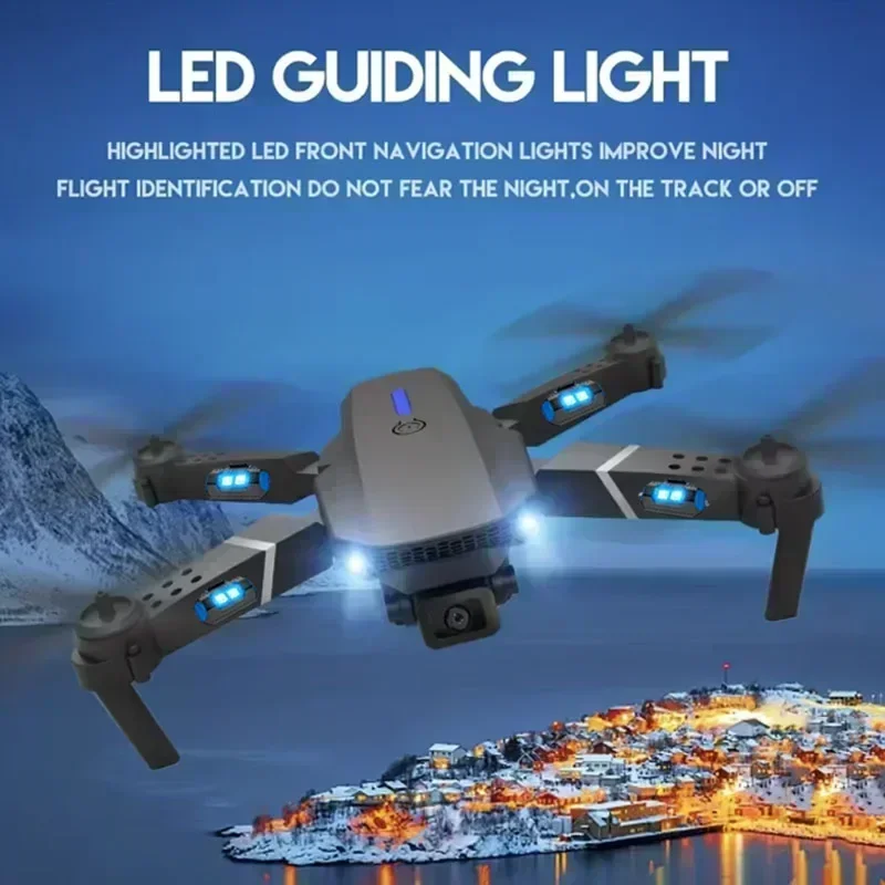 E88 Pro WIFI FPV Droneมุมกว้าง - Drone E88Pro Rc 4K บทวิจารณ์และราคา