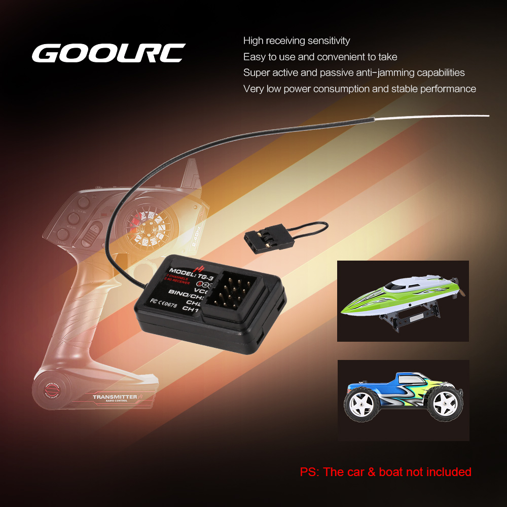 GoolRC TG-3 2.4G 3CH RC รถเรือ - Telemetry Module Rc บทวิจารณ์และราคา
