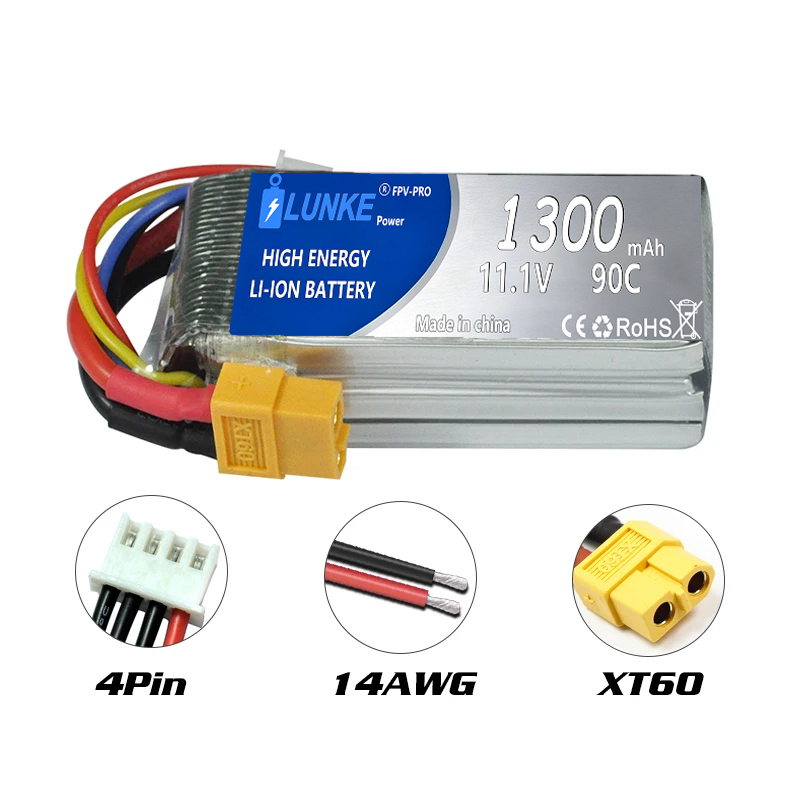 แบตเตอรี่ 2S 3S 4S 5S 6S 7.4V  - Drone Avion Rc บทวิจารณ์และราคา