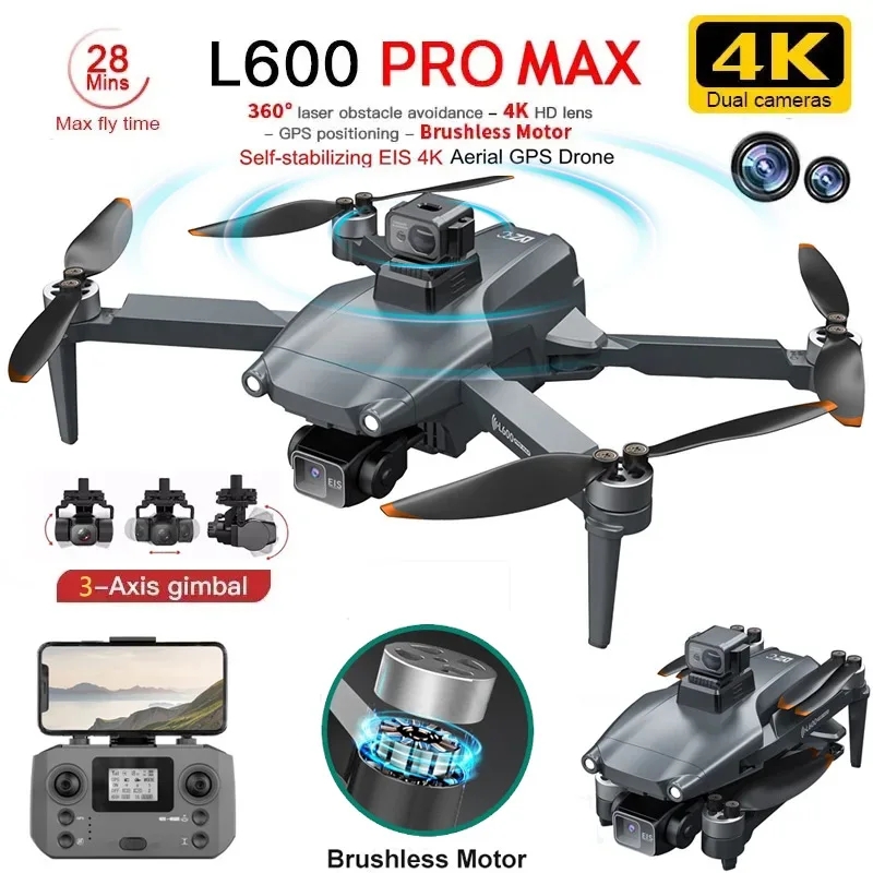 L600 PRO MAX GPS Drone Profess - Drone E88Pro Rc 4K บทวิจารณ์และราคา