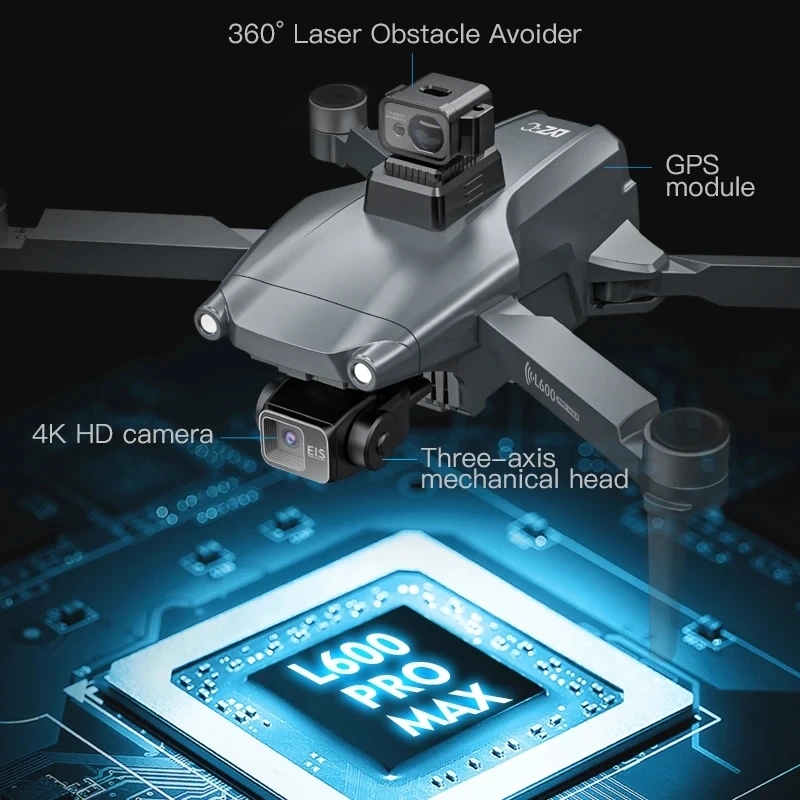 L600 PRO MAX GPS Drone Profess - Drone E88Pro Rc 4K บทวิจารณ์และราคา