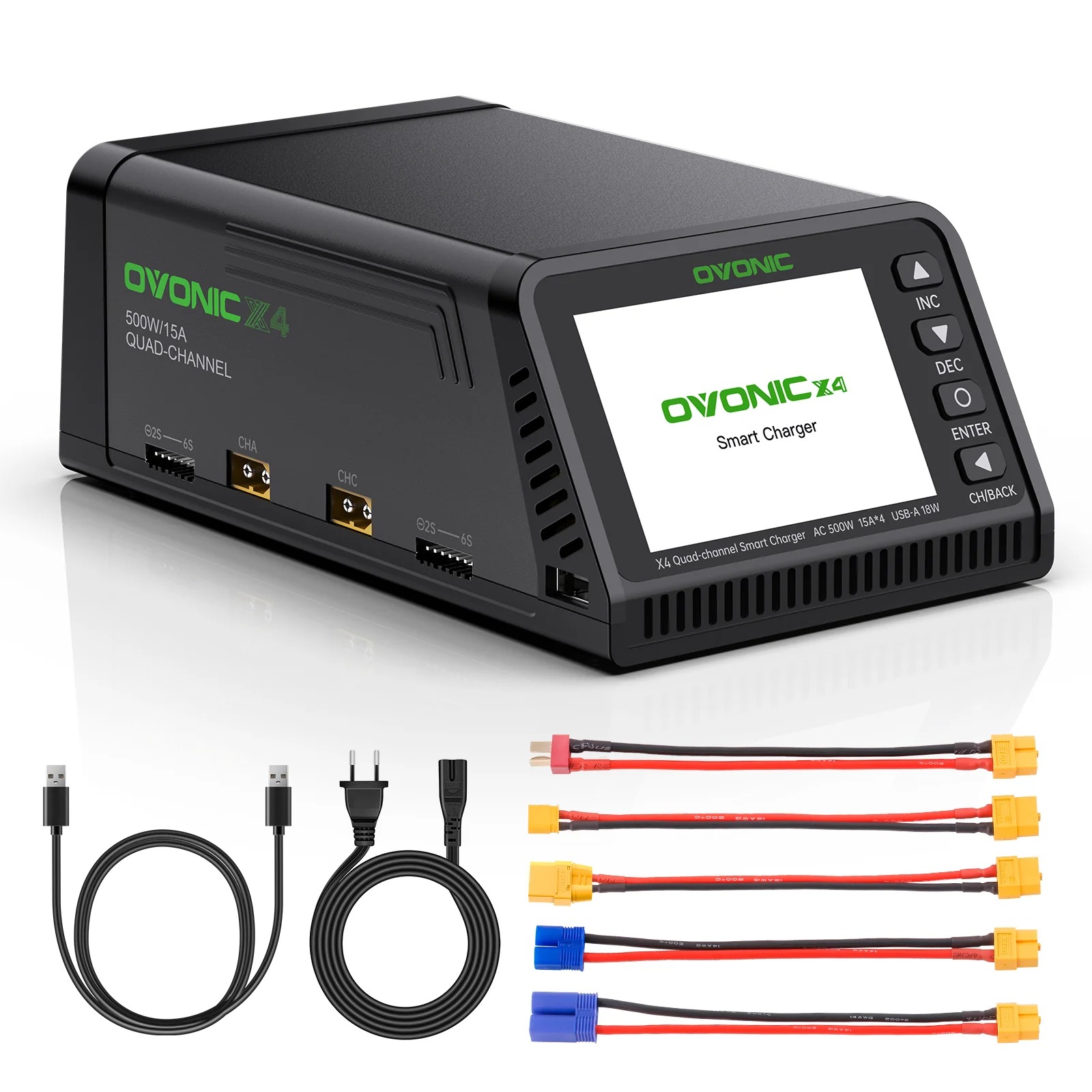 Ovonic X4 AC500W เครื่องชาร์จแ - Drone Smart Rc บทวิจารณ์และราคา