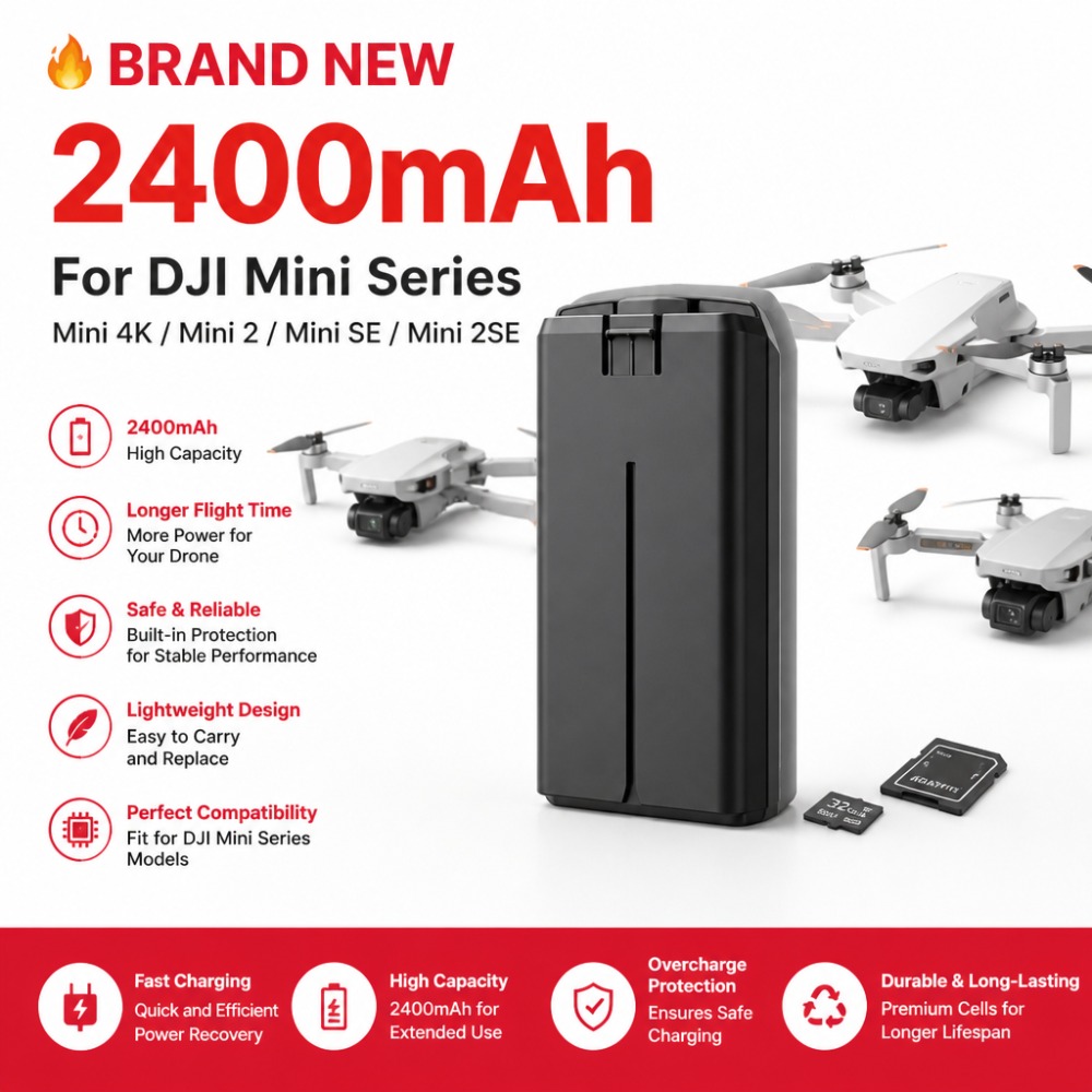 แบตเตอรี่ 2400mAh สำหรับ DJI M - Drone Smart Rc บทวิจารณ์และราคา