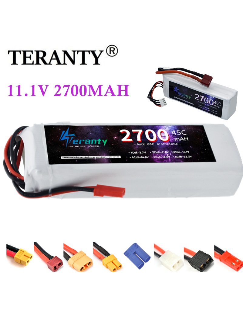 แบตเตอรี่ลิโพ TERANTY 2700 มิล - Drone Avion Rc บทวิจารณ์และราคา