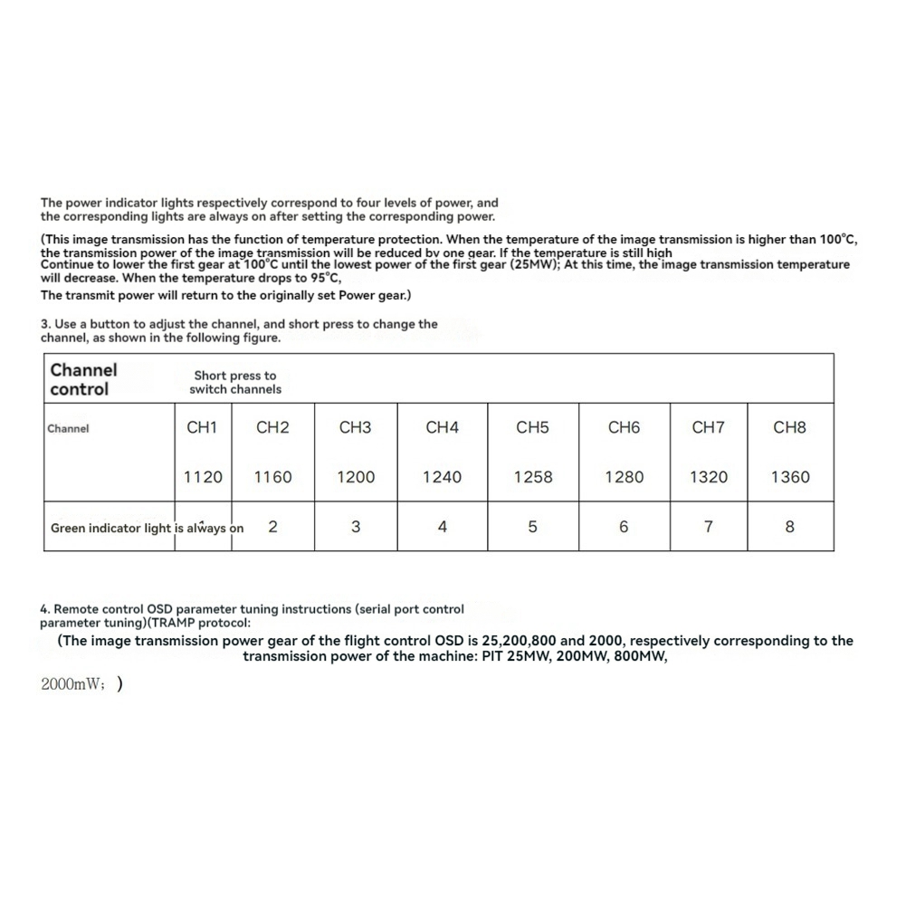 AS96-1.2G 2W VTX 8CH 2000Mw เค - Rc Transmitter บทวิจารณ์และราคา